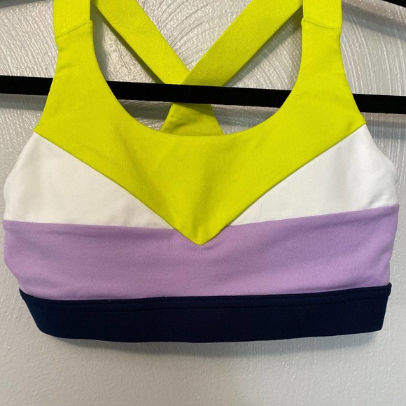3 for $20 DSG Sports Bra Racer Back Navy Purple Green Girls Size Medium 10-12 - Picture 3 of 11